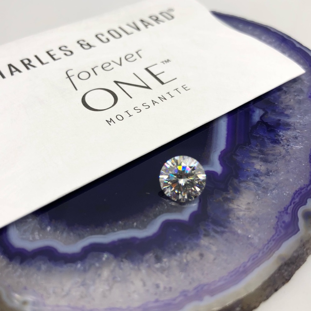 Forever One Hearts & Arrows Moissanite Gemstone